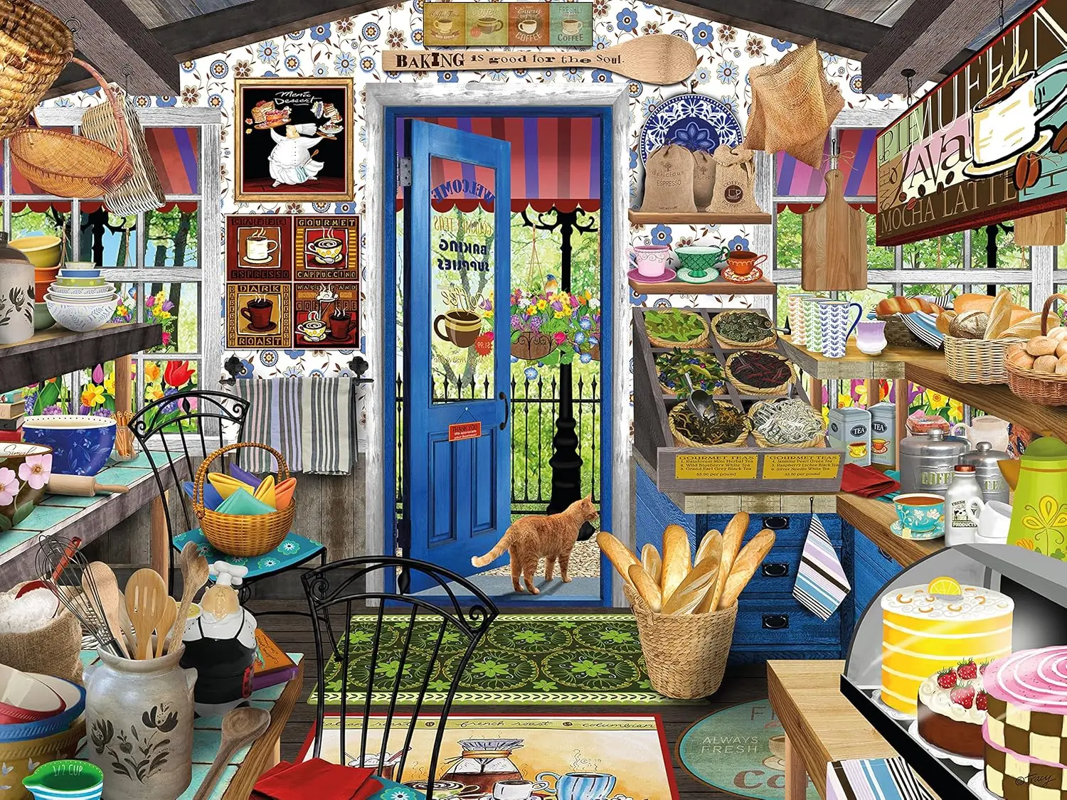 Vintage Collectible Shop - Toko Roti Vintage yang Nyaman, Puzzle