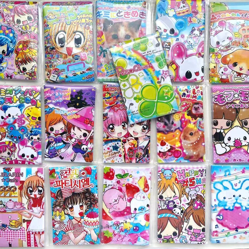 Vintage Item - 20 Buah/Pak Stiker Gadis Anime Retro
