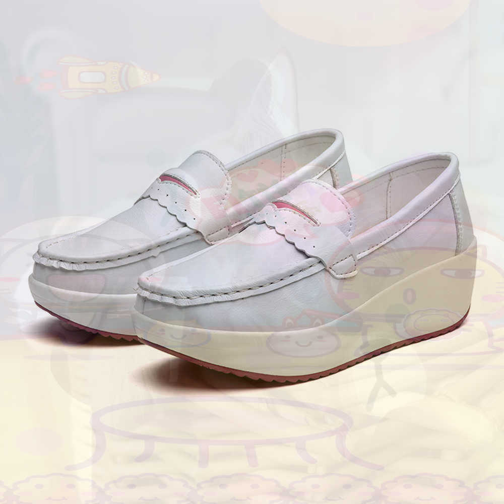Shop Deals On Vintage Collectible Items - Plataform Sepatu Kets Merah Muda Musim