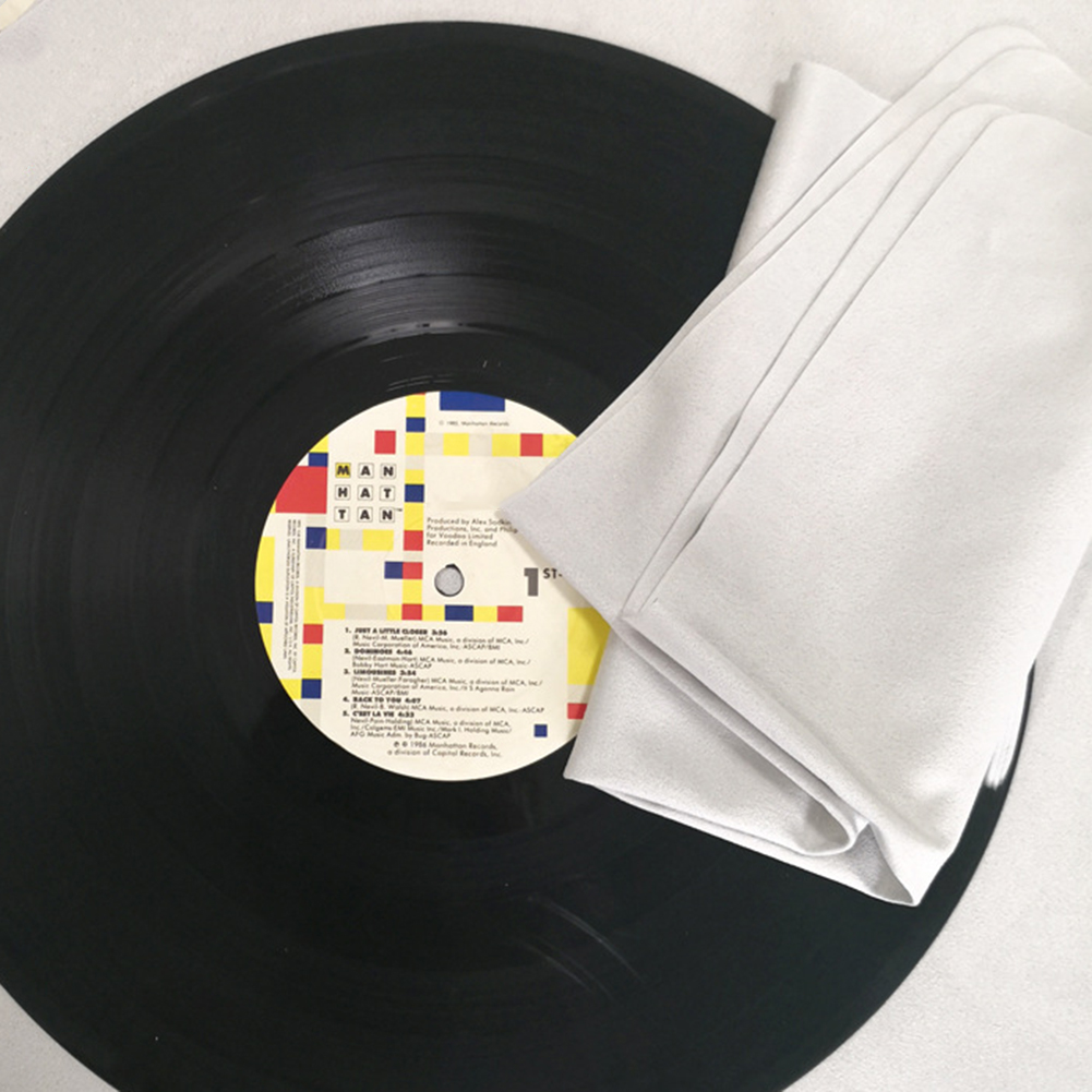5 Buah Kain Pembersih CD Kain  - Vinyl Record Cleaner ulasan dan harga