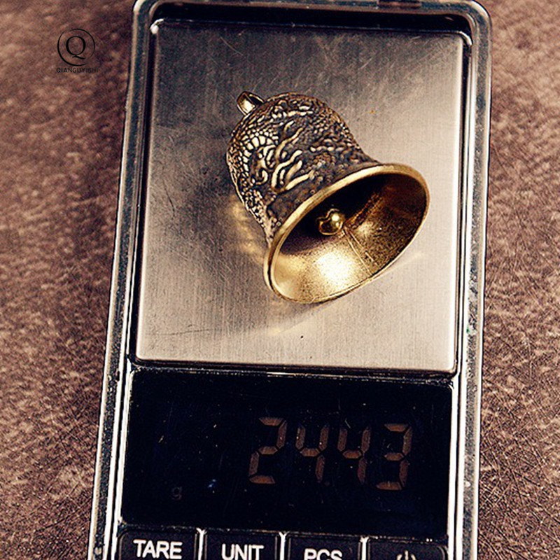 Bel kuningan antik ukiran naga - Vintage Collectible Bells ulasan dan harga