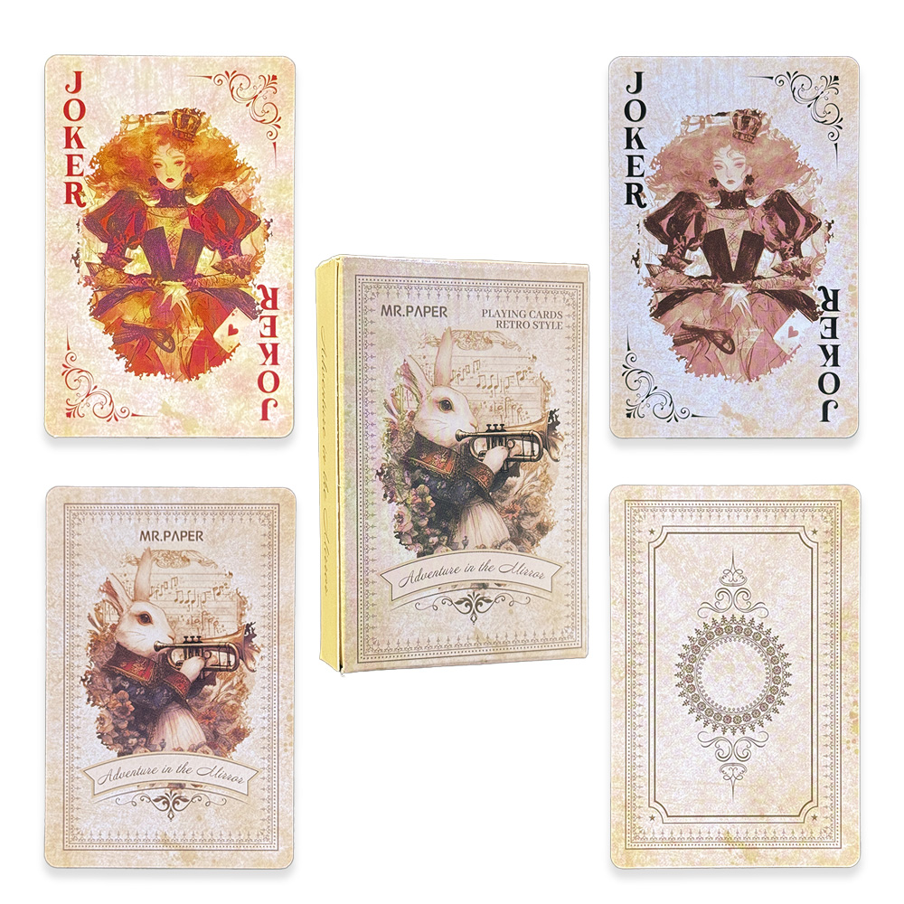 55 Buah Kartu Remi Alice in Wo - Vintage Collectible Board Games ulasan dan harga