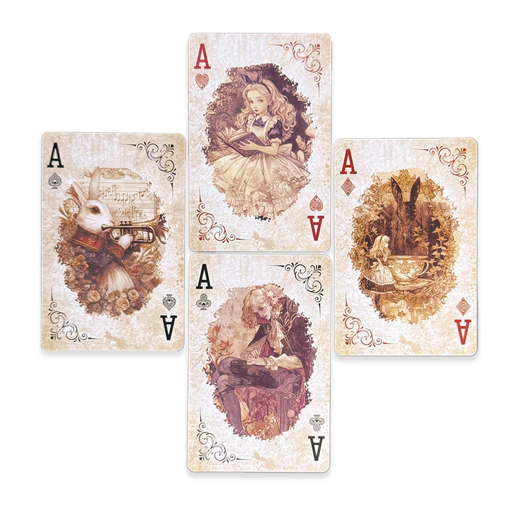 55 Buah Kartu Remi Alice in Wo - Vintage Collectible Board Games ulasan dan harga