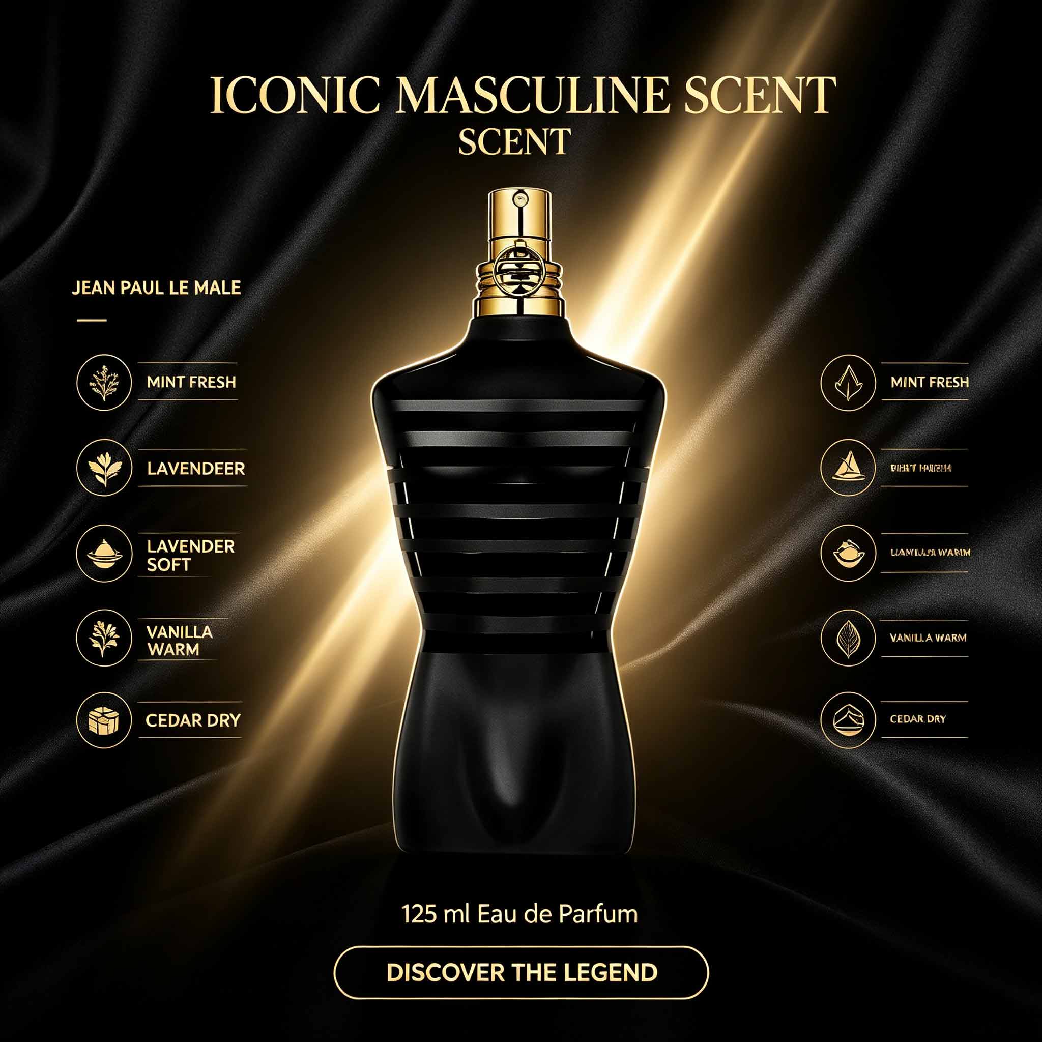 Parfum Pria Jean Paul Le Male  - Vintage Collectible Bells ulasan dan harga