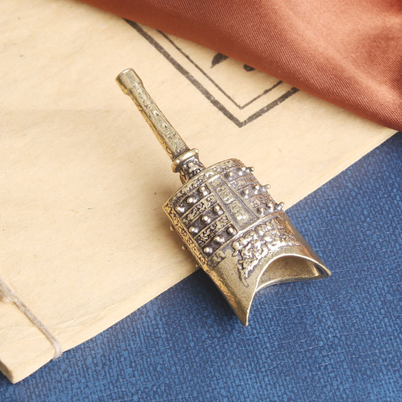 Kuningan Antik Gaya Cina Keraj - Vintage Collectible Bells ulasan dan harga