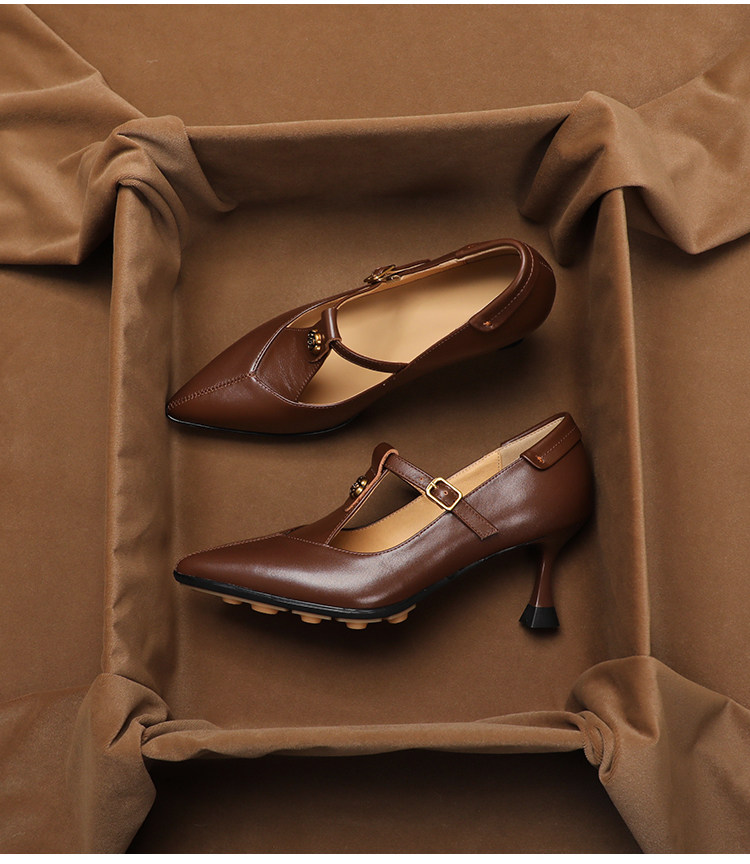 Sepatu Mary Jane Ujung Runcing - Vintage And Collectible ulasan dan harga