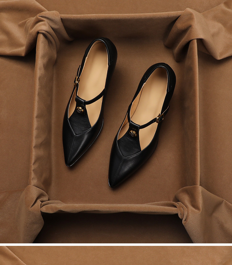 Sepatu Mary Jane Ujung Runcing - Vintage And Collectible ulasan dan harga