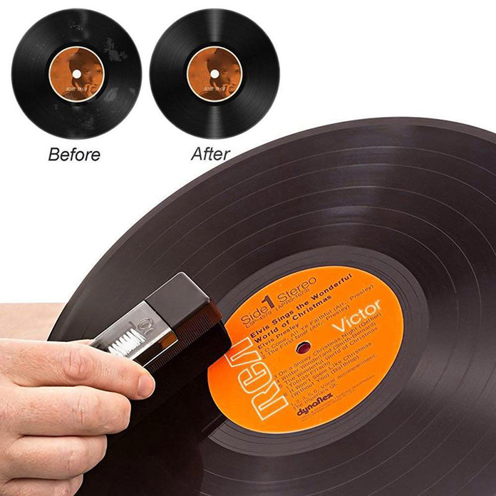 1 Set sikat penghilang debu pe - Vinyl Record Cleaner ulasan dan harga