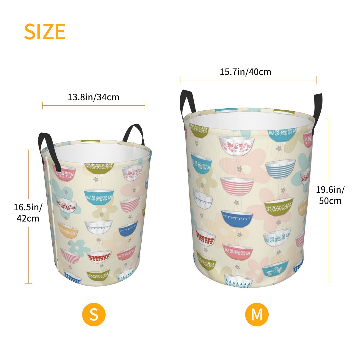 Keranjang Cuci Lipat Koleksi M - Vintage Collectible Pyrex ulasan dan harga