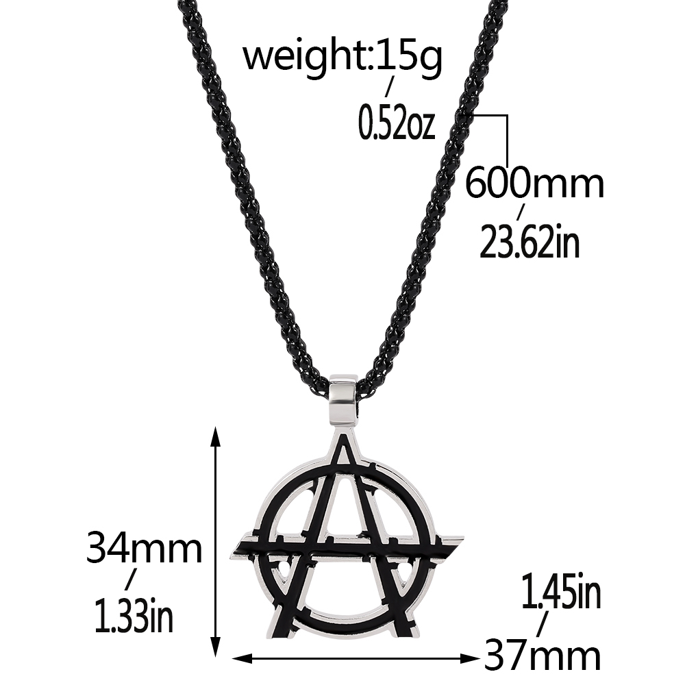 Kalung Logo Huruf A Simbol Fil - Vintage Item ulasan dan harga