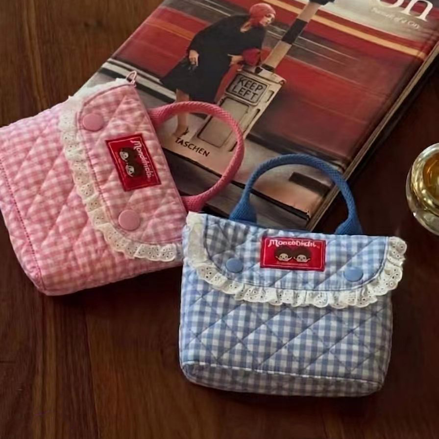 Tas makeup genggam bergaya vin - Vintage Item ulasan dan harga