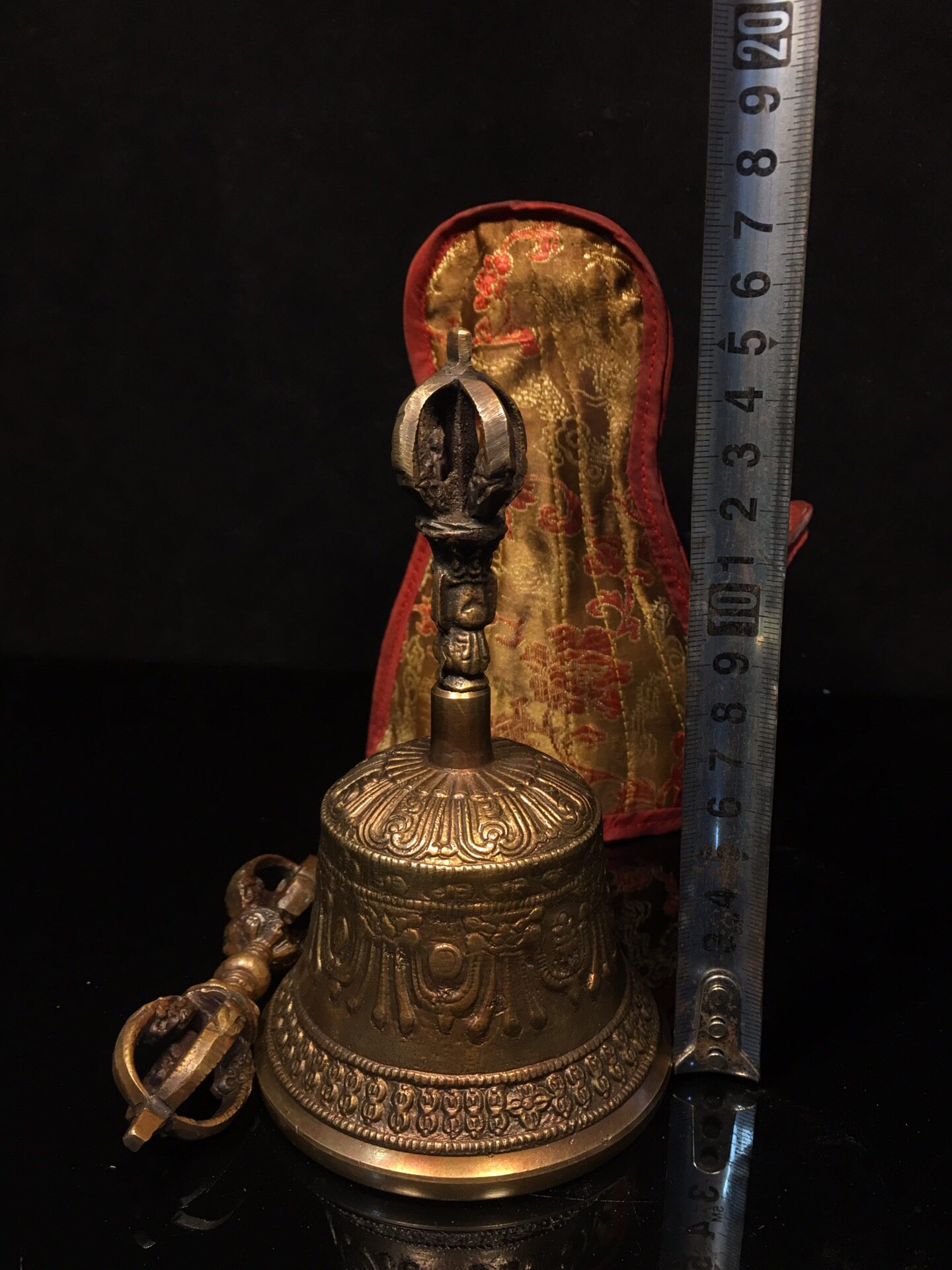 Set Lonceng Vajra & Dorje Kuni - Vintage Collectible Bells ulasan dan harga