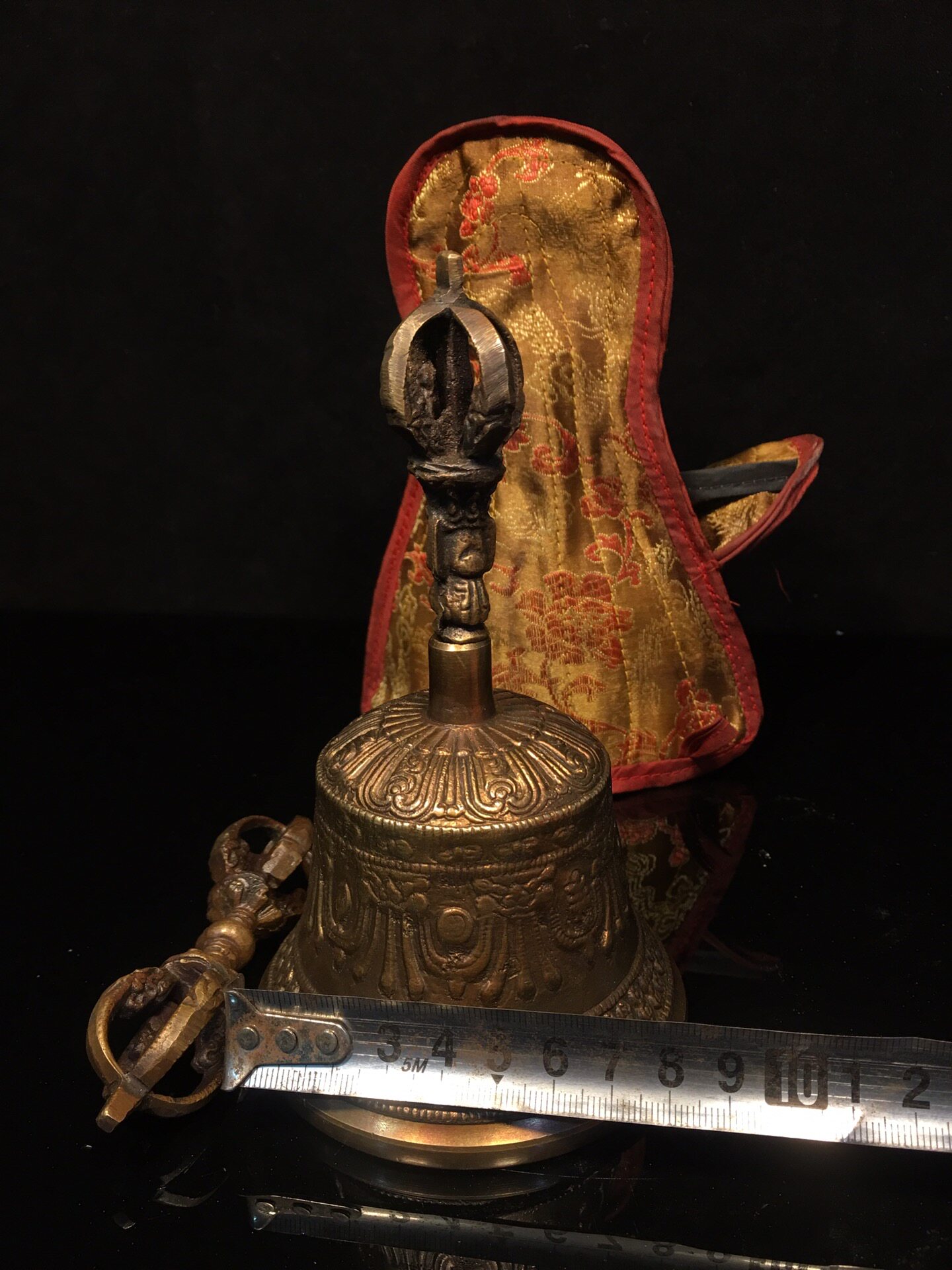 Set Lonceng Vajra & Dorje Kuni - Vintage Collectible Bells ulasan dan harga