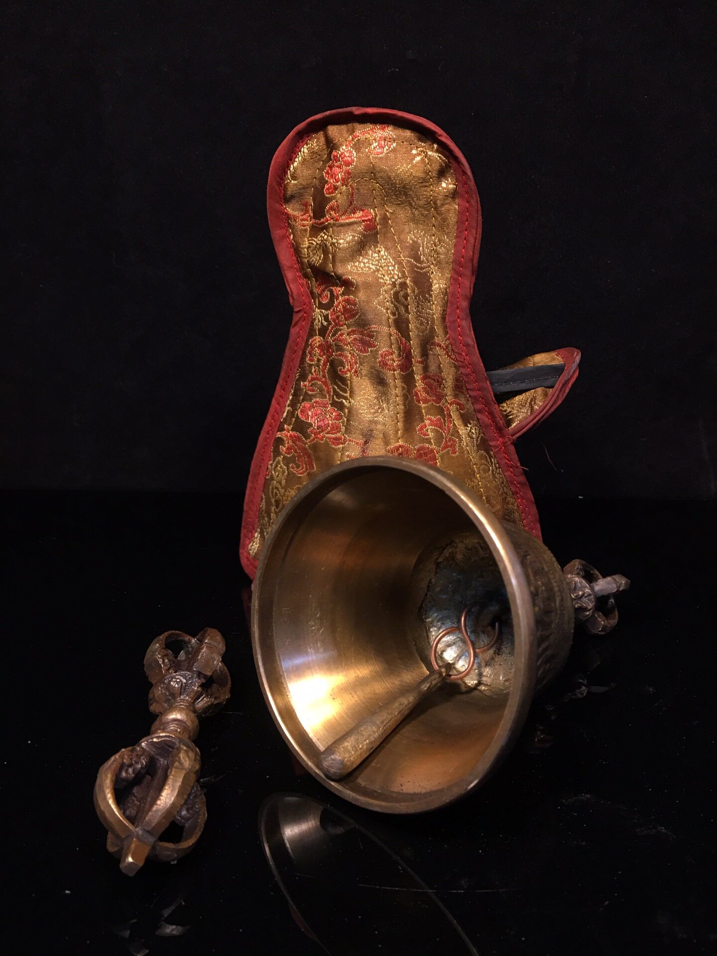 Set Lonceng Vajra & Dorje Kuni - Vintage Collectible Bells ulasan dan harga